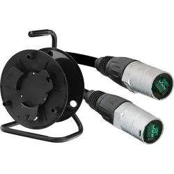 Pronomic ECM-50 BK CAT5e Netzwerkkabel 50m + Trommel Set