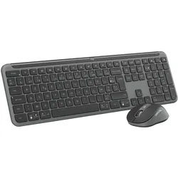 LOGITECH MK950 Signature Slim Combo for Business Graphite, Logi Bolt, USB/Bluetooth, FR