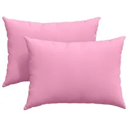 vidaXL Sitzauflage Sofakissen 2 pcs Rosa 70 x 50 cm Stoff, (2 St) rosa
