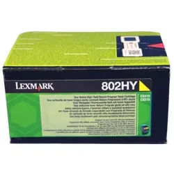LEXMARK 802HY 80C2HY0 GELB TONER - 3000 SEITEN FÜR CX-410DE