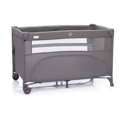 Jimmylee Reisebett , Grau , Metall, Textil , 125x65 cm , zusammenklappbar, Ausstieg , Babymöbel & Kindermöbel, Babyzimmer, Babybetten, Reisegitterbetten