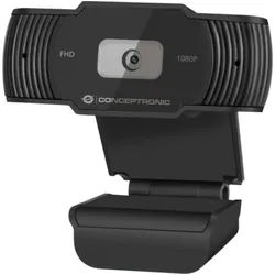 Conceptronic Full HD-Webcam schwarz
