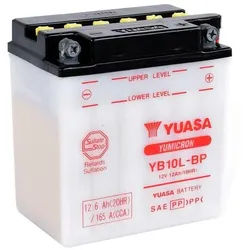 YUASA YB10L-BP Batterie ohne Säurepack, Größe 135 mm