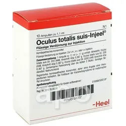 Oculus totalis suis Injeel Ampullen