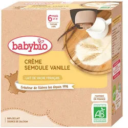 Babybio Creme Semoule Vanille ab 6 Monate