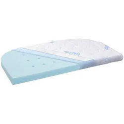 Babybay Beistellbettmatratze , Textil , Füllung: Polyester , 105x57.50 cm , Bezug abnehmbar/waschbar, für Hausstauballergiker geeignet, klimatisierte Belüftungskanäle, optimale Belüftung, atmungsaktiv, schadstoffgeprüft, Bezug antimikrobiell beschichtet, Nässeschutz, Bezug rundum abnehmbar , Babymöbel & Kindermöbel, Babyzimmer, Babymatratzen