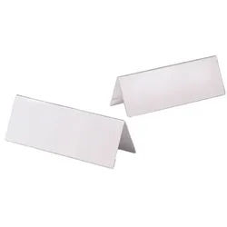 Durable 10er Pack Tischnamensschilder »210x61 mm« 2-seitig transparent, 21x6.1 cm