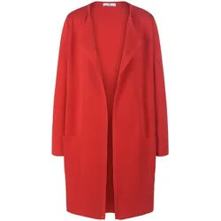 Le gilet long 100% coton Peter Hahn rouge