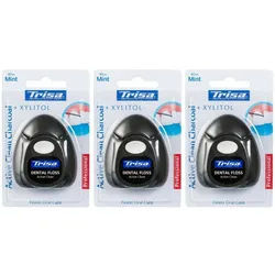 Trisa Active Clean Aktivkohle-Zahnseide