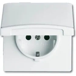 Busch-Jaeger Schuko-Steckdoseneinsatz IP44 alpinweiß 20 EUGK-34-101