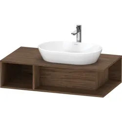 Duravit D-Neo Konsolenwaschtischunterbau wandhängend Nussbaum dunkel Matt 1000x550x260 mm - DE495902 DE495902121