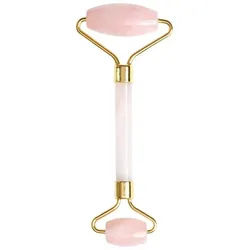 Dr Botanicals Rose Quartz Nurturing & Healing Stone Facial Roller (Rose Gold Handle) 1 ml