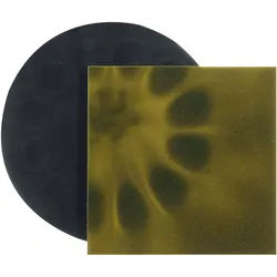 Flux-Detektor Folie zum Anzeigen von Magnetfeldern 75 x 75 mm, PET, hellgrün|gold