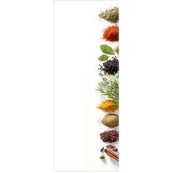 Euroart Magnettafel , Multicolor , Glas , 30x80x1.5 cm , abwischbar, nur für Starkmagnete , Bilder & Rahmen, Pinnwände & Magnettafeln