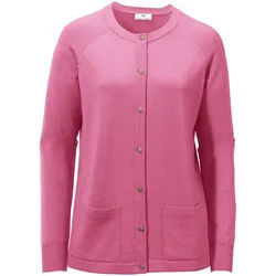 Le gilet modèle Ida 100% laine vierge Peter Hahn rosé