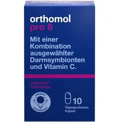 Orthomol Pro 6 - mit einer Kombination ausgewählter Darmsymbionten und Vitamin C - Kapseln