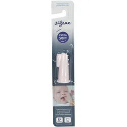 Difrax Zahnbürste Fingertip Rosa