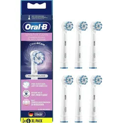 Oral-B Aufsteckbürsten Oral-B Sensitive Clean Aufsteckbürsten elektrische Zahnbürste 6 Stück