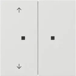 Gira KNX RF Bedienaufsatz 2-fach Reinweiß 5108112