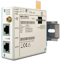 INSYS icom MIRO-L100, LTE-Mobilfunk-Router, EMEA-Frequenzen, VPN, 1x Ethernet 10/100BT, 1x DI, 1x DO (10022846)