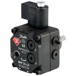 Danfoss Ölbrennerpumpe BFP 21 R 5 mit Magnetventil, Drehrichtung rechts, 40 l/h 071N7173