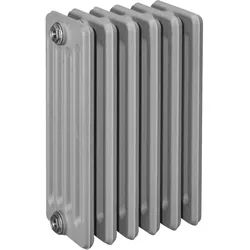 ASW Gussradiator grundiert 24 Glieder Nabenabstand 500 mm „Berlin“ 144 × 58 × 22 cm