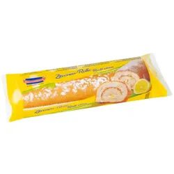 KuchenMeister Kuchen, KuchenMeister Zitronen Rolle Rührkuchen Creme und Fruchtfüllung 400g