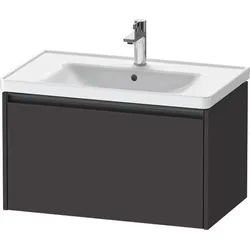 Duravit Ketho.2 Waschtischunterbau wandhängend Graphit Supermatt 784x455x440 mm - K25083080800000 K25083080800000