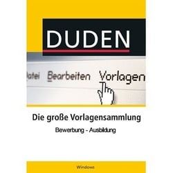 Duden Vorlagensammlung - Bewerbung-Ausbildung