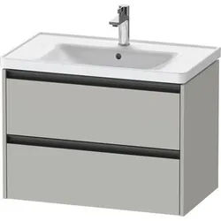 Duravit Ketho.2 Waschtischunterbau wandhängend Betongrau Matt 784x455x549 mm - K25283007070000 K25283007070000