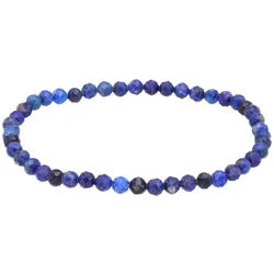Lebensquelle Plus Armband Lapislazuli, facettiertes Armband, 4 mm