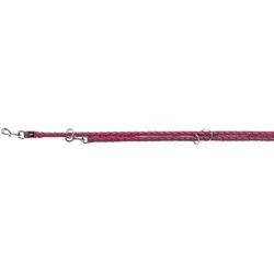TRIXIE Cavo V-Leine, L–XL: 2,00 m / Ø 18 mm, fuchsia / grafit