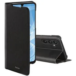 HAMA Booklet "Slim Pro" für Samsung Galaxy A34 5G - Schwarz (00215599) - Eleganter und schlanker Schutz