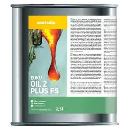 eukula® euku Öl 2 plus FS Hartwachsöl, Zur Tiefenimprägnierung von Holz- und Korkböden, 2,5 l - Flasche