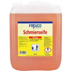 Freuco flüssige Schmierseife, Reinigung von Kunststoffflächen und Steinböden, 10 l - Kanister