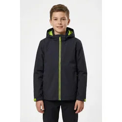 Outdoorjacke KILLTEC "KOS 192 BYS JCKT", Kinder, Gr. 176, schwarz blau, Obermaterial: 100% Polyester. Futter: 100% Polyester, Jacken Outdoorjacke, Für Kinder, wasser- & winddicht & atmungsaktiv, Übergangsjacke