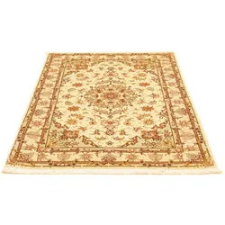 morgenland Teppich »Täbriz 50 Raj Teppich handgeknüpft beige«, rechteckig, handgeknüpft morgenland Beige B/L: 100 cm x 145 cm