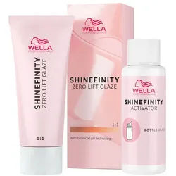 Wella Professionals Haartönung Shinefinity Zero Lift Glaze 60 ml + Bottle Usage Activator 60 ml