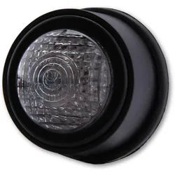SHIN YO LED-Rücklicht OLD SCHOOL TYP2, schwarz, transparentes Glas, E-gepr., schwarz