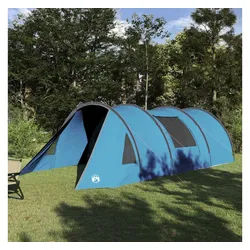vidaXL Tunnelzelt, Tunnelzelt mit Dach Blau und Grau 778 x 356 x 210 cm blau