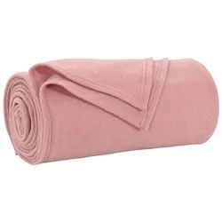 vidaXL Bettüberwurf Wohndecken 24 pcs Rosa 170 x 130 cm Fleece rosa