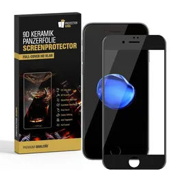 2x 9D Keramik-Glass für iPhone 8 Plus FULL COVER 3D KLAR Panzerfolie Displayschutz Schutzfolie Ceramic Screen-Protector