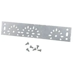Montageplatte 250 mm Stahl verzinkt für Pressfitting-Wandwinkel / Wandscheiben - doppelt - Stichmaße 73, 80, 100, 153 mm