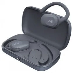 JVC Kopfhörer (Federleicht, bis zu 26 Std. Akkulaufzeit, IPX4 wasserfest, Bluetooth, Wasser- und schweißfest nach IPX4) blau