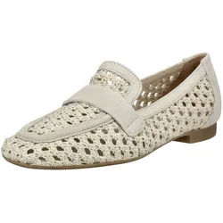 Slipper PAUL GREEN "Paul Green Slipper Veloursleder", Damen, Gr. 39, natur, Veloursleder, Schuhe Slipper