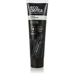 Ecodenta Expert Black Orange Whitening schwarze Zahnweißercreme ohne Fluor Geschmack Orange 100 ml