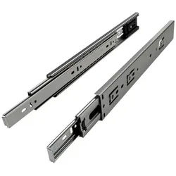 SO-TECH® Auszug Vollauszug kugelgelagert Selbsteinzug Tragkräfte 35 / 45 kg (2 St), Tragkraft 35 kg, Länge 550 mm silberfarben 4.5 cm x 55 cm
