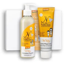 Bio-Baby Sonnenschein-Set - Pflegebad & Pflegecreme im Set 275 ml Unisex