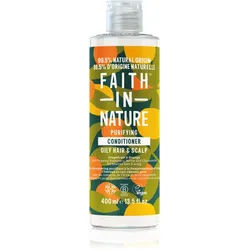 Faith In Nature Grapefruit & Orange natürlicher Conditioner Für normales bis trockenes Haar 400 ml