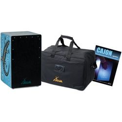 XDrum Design Series Cajon "Gecko" Set inkl. Tasche + Schule